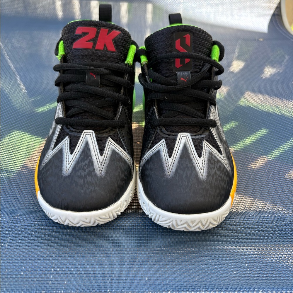 PUMA Kids Boys Scoot Zeros X 2K Basketball Sneakers Shoes - Black, Size 11
